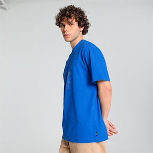 GRAPHICS "Autobahn" Men's Relaxed Fit Tee, Hyperlink Blue, extralarge-IND